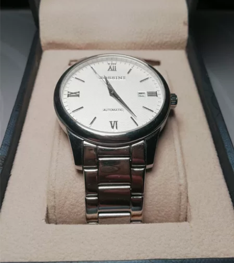 正品罗西尼机械手表,实体店专柜购买,没戴几...