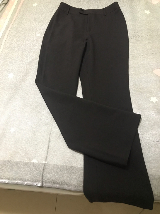 梦舒雅咖啡色微喇女裤（尺码31）