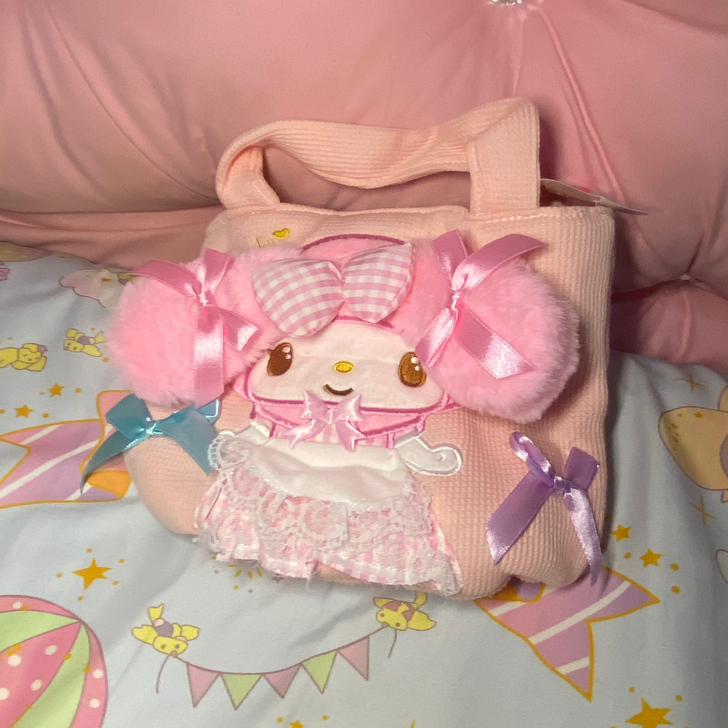 【一只包邮出】三丽鸥美乐蒂手提斜挎包