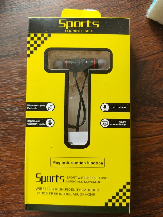 运动蓝牙耳机，充电式全新