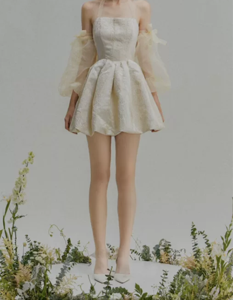 连衣裙Bloomin限定优雅气质性感超