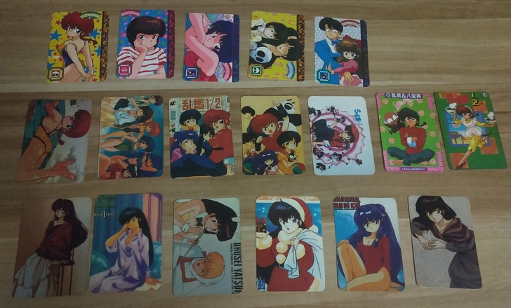 乱马 卡片 扑克 福星小子 高桥留美子 橙...