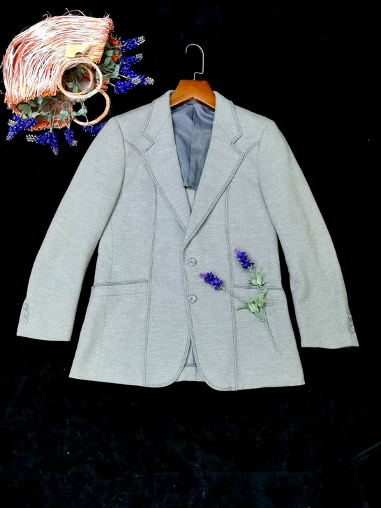 vintage古着复古羊毛西装外套男女西服...