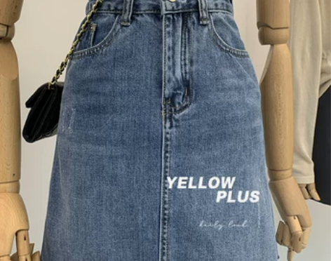 穿过最藏肉显瘦的半身裙！牛仔半身短裙高腰舒...