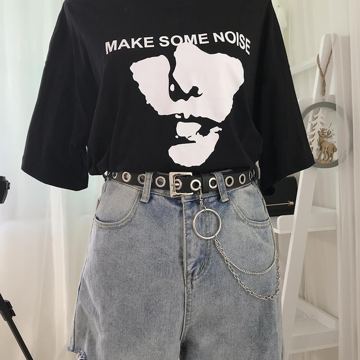 jk不良腰链 买回来只使用了一次,无损 皮...