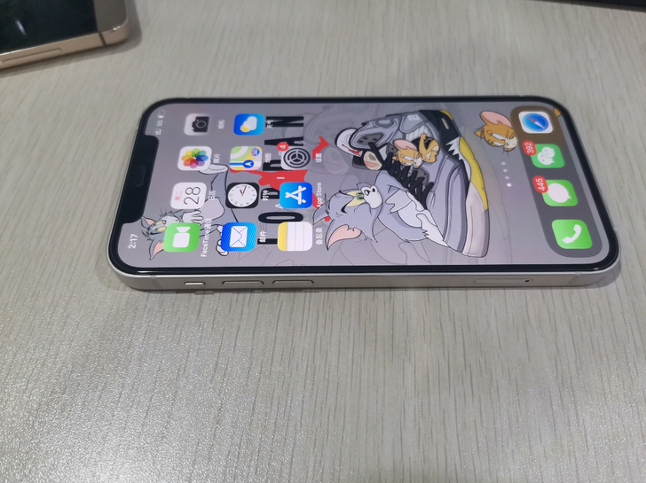 苹果12 64白色有锁 已经改双卡 完美5...