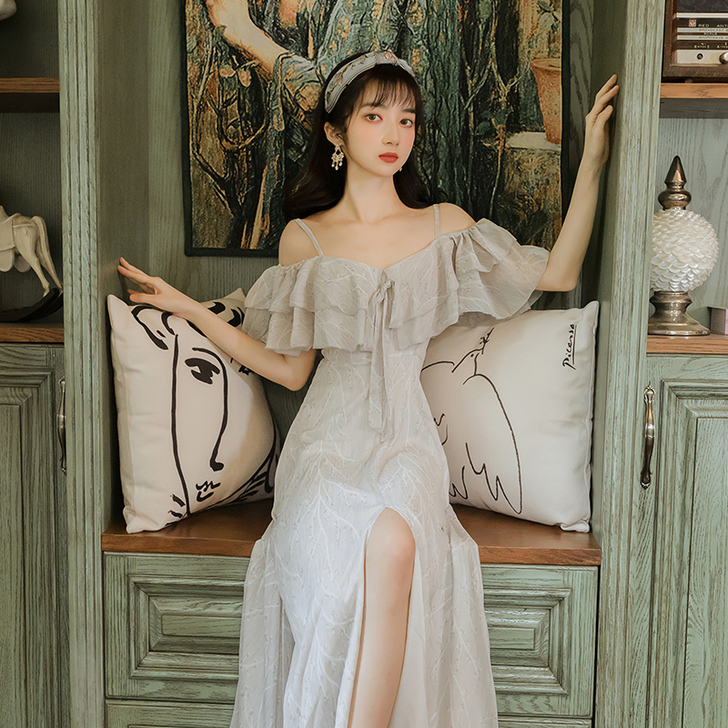 连衣裙。。雪纺。不起静电