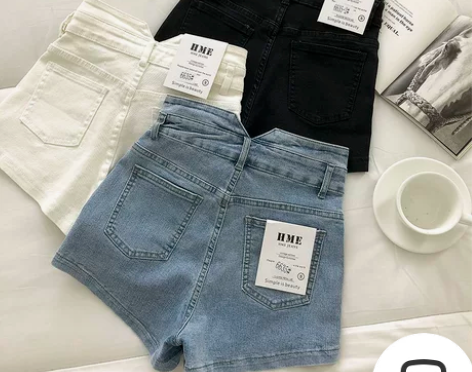 韩版牛仔短裤女2022夏季新品学生百搭显瘦...