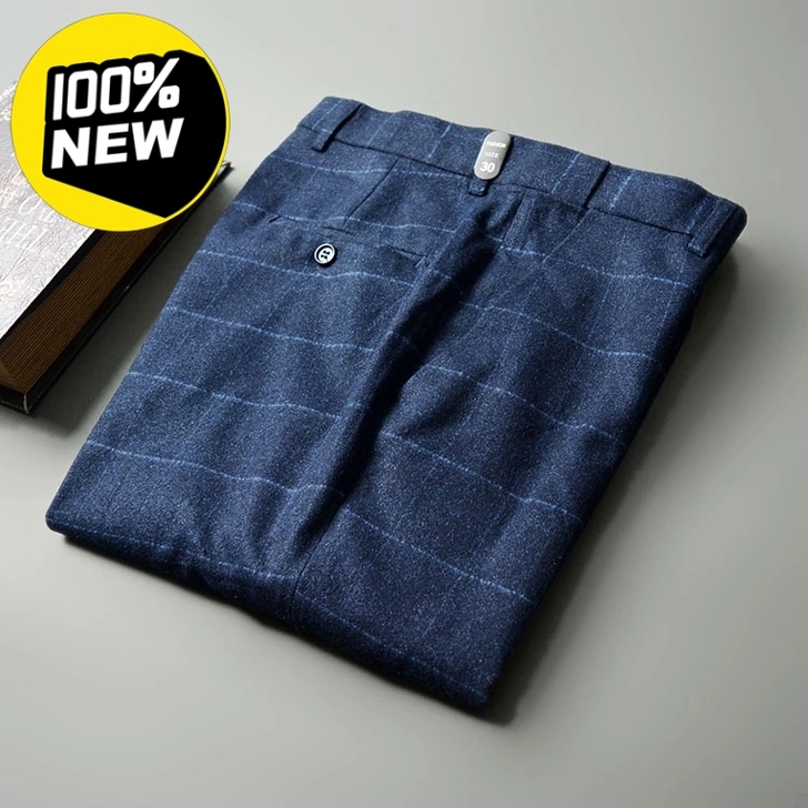 2021秋季大牌去标撤柜男士蓝色格子英伦竹...