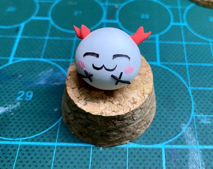 阴阳师超轻粘土茨球手办