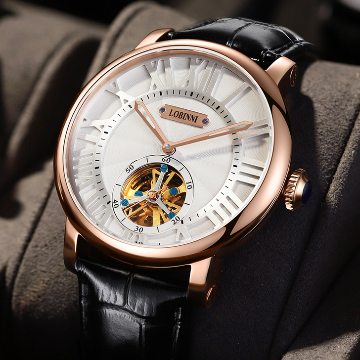 品牌罗宾尼手表男潮流时尚