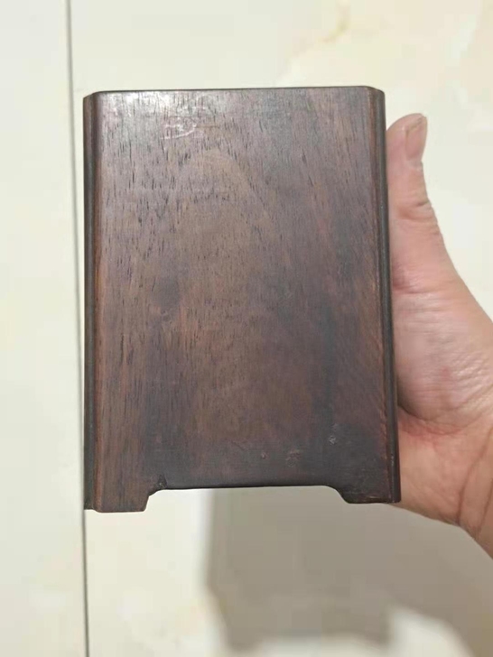 清代老红木四方笔筒，全美品相，俗话说得好，...