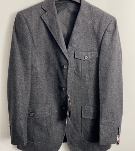 雅鹿全新男士休闲羊毛西服 都是在包装拆出来...