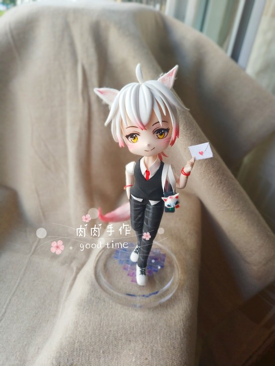 阴阳师平安京妖狐校园皮肤轻土手办定制