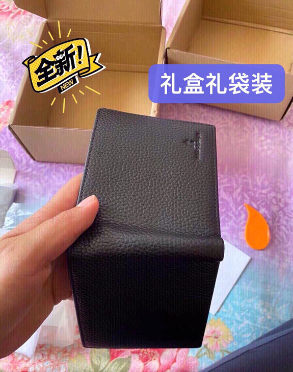 全新稻草人男士钱包新款真皮短包