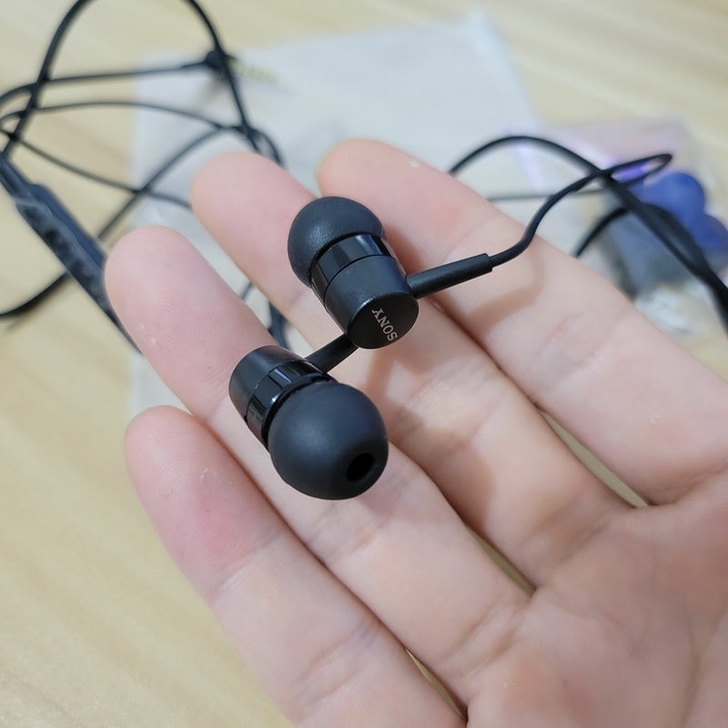 原装索尼MH750重低音L型立体声有线入耳...