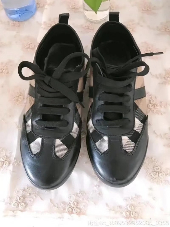 巴宝莉同款休闲鞋38码女