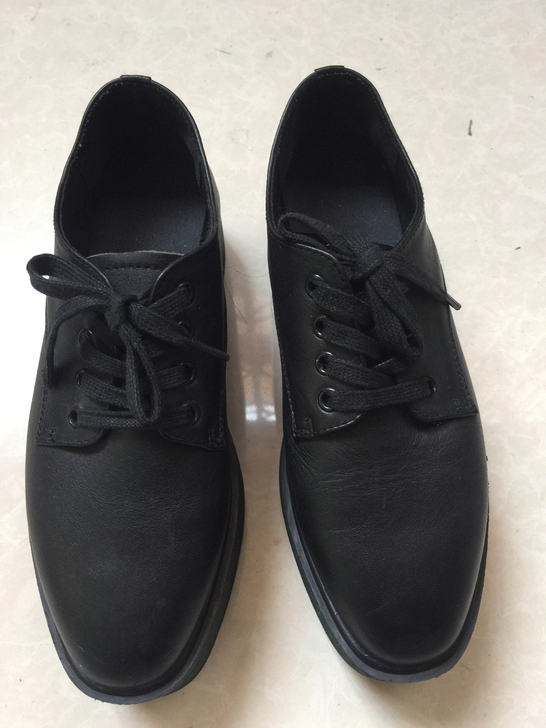 37码真皮休闲鞋女厚底松糕鞋不退换