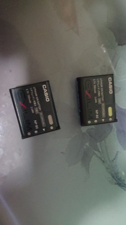 卡西欧相机原版电池，一对