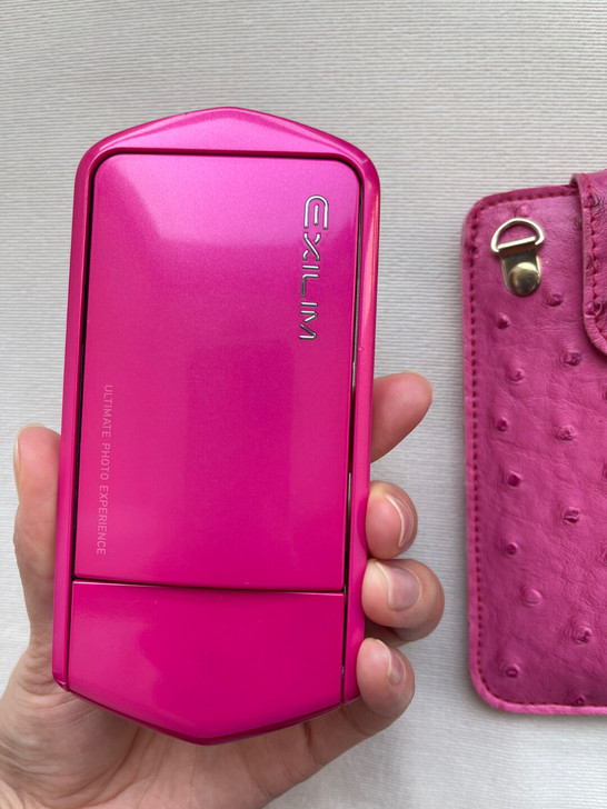 卡西欧TR350粉色相机 自拍神器