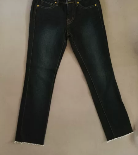全新牛仔裤蓝色深蓝色牛仔裤,腰围70cm,...
