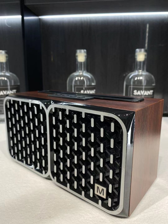 德国真木质蓝牙音箱高音质U盘插卡小音响手机...