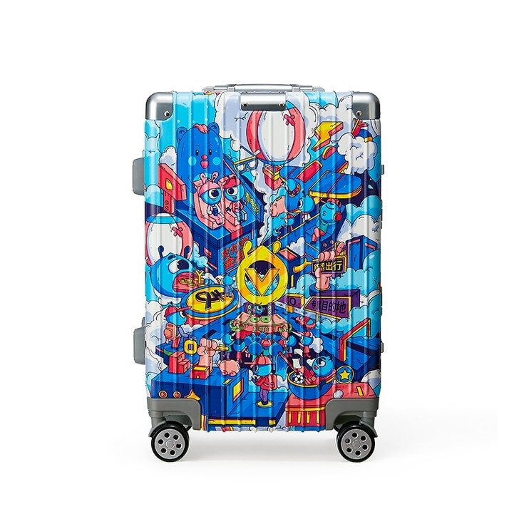 全新支付宝行李箱，20寸，淘宝心选店铺购入...