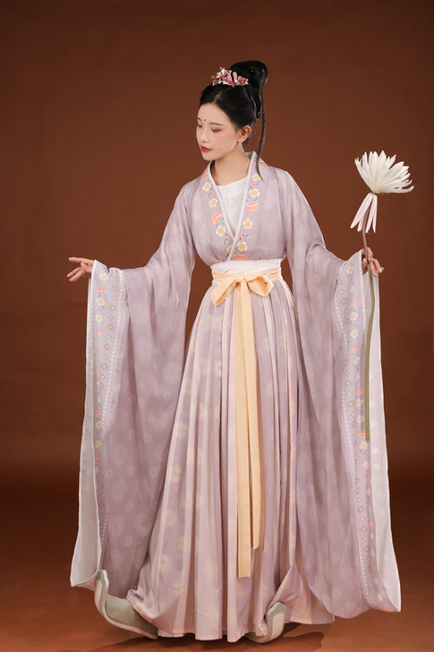 慕晴瑶原创汉服女【碧荷】魏晋制南北朝中国风...