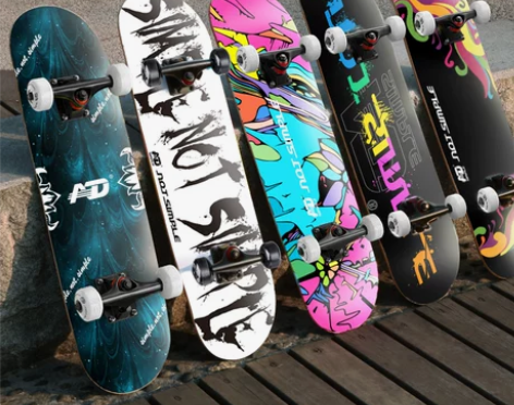 AD专业滑板初学者成人男女生青少年双翘儿童...