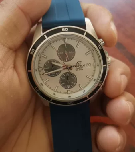 保真包正卡西欧艾迪菲斯EFR 526三表盘...