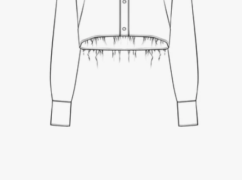 服装款式图代画 Procreate款式图绘制