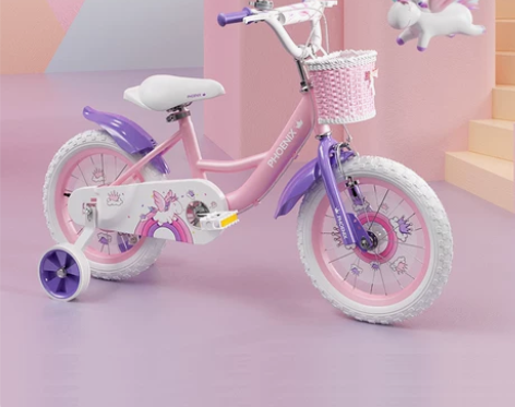 【狂欢价】凤凰儿童自行车14/12寸女孩宝...