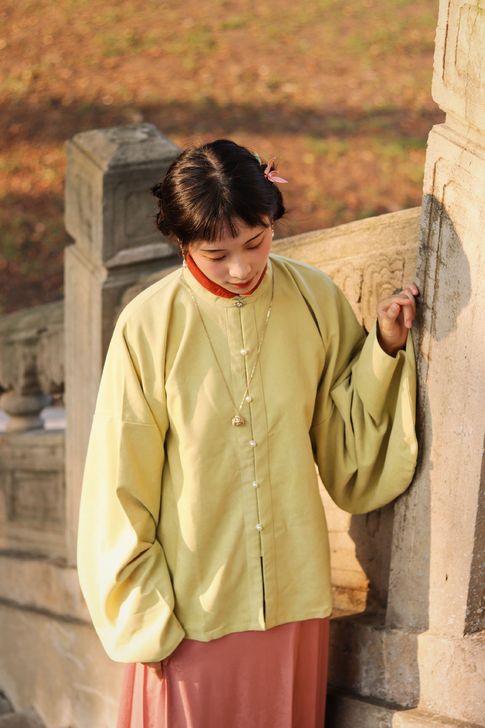 裳裳者华 洗清秋 汉服日常明制立领竖领翻领...