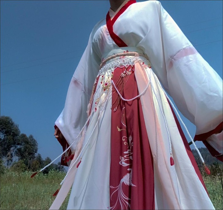 汉服旗袍腰链，长流苏