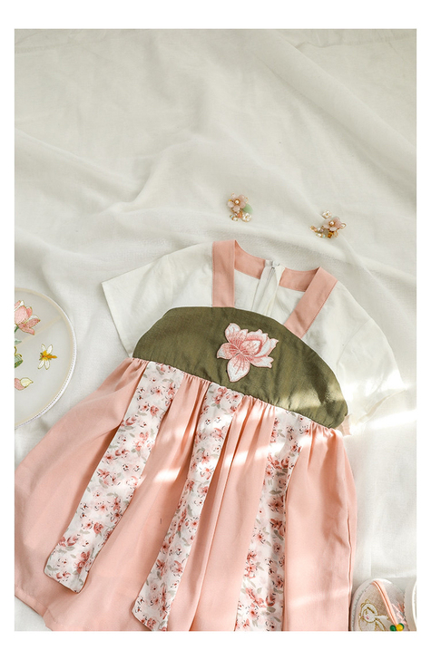 幼悠家汉服裙，80码。穿一洗一，最后两图为...