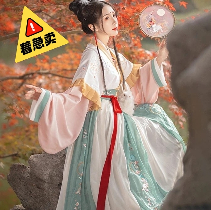 醉雨朵 兔莲语汉服  仅试穿 吊牌还在
