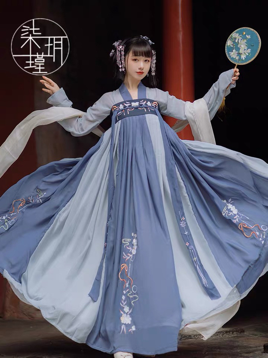 花雅赋汉服女正品原创中国风白菜全套古装夏季...