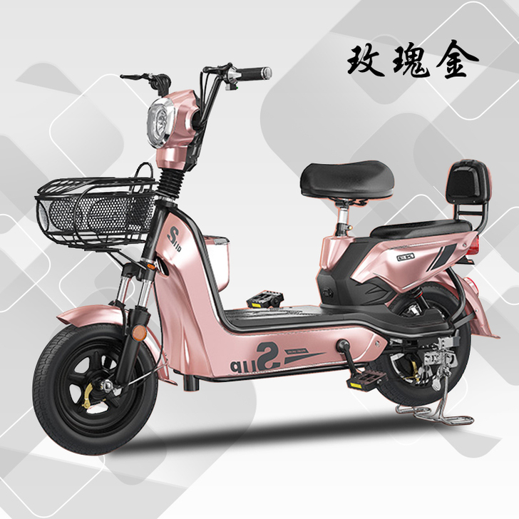 新国标爱玛小鸟同款电动自行车小型电瓶车长跑...