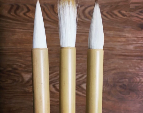 善琏湖笔纯兼毫欧楷颜体书法专用毛笔中楷狼羊...