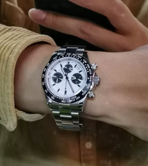 精工迪通拿无标手表，定制表 精工三眼组装表...