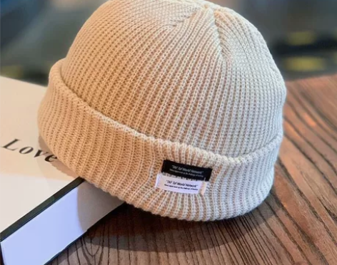 秋冬帽子男潮针织帽韩版瓜皮帽潮牌毛线帽雅痞...