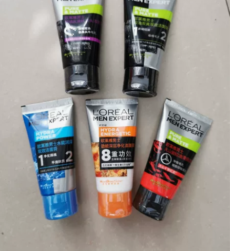 29五支包邮欧莱雅男士洁面膏洗面奶小样50...