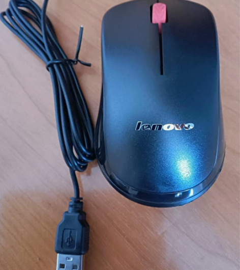 全新联想鼠标有线静音鼠标18.8元包邮 实...