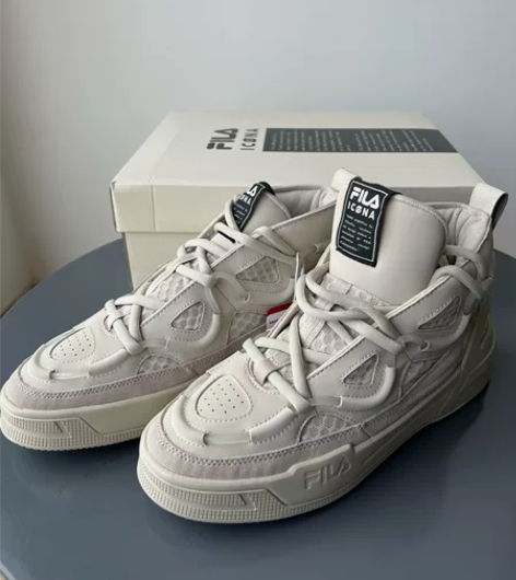 【张艺兴同款】FILA斐乐官方男篮球鞋冬新...