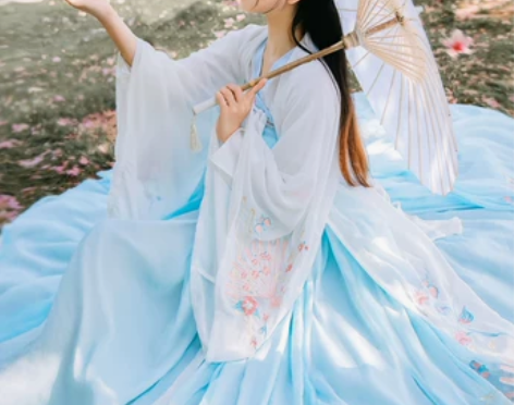 【艺缕原创一月扇】汉服6米大摆式齐胸襦裙绣...