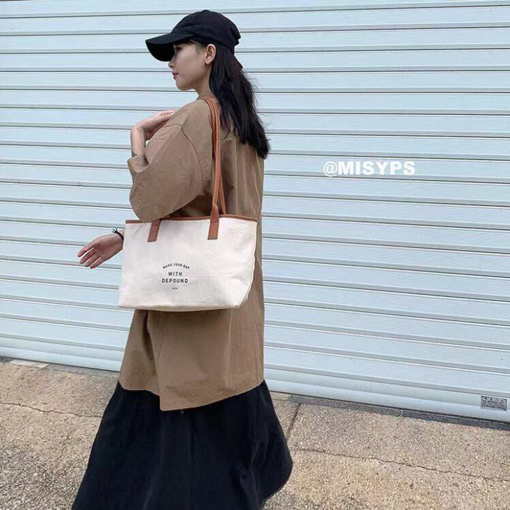 原版,做旧,帆布,抽绳,帆布包。配皮是pu...