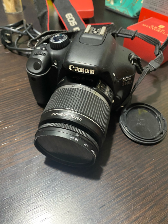 佳能单反相机 EOS550D   镜头18...