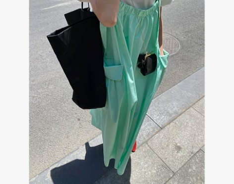 2021新款夏季长款背带裙女设计感小众宽松...