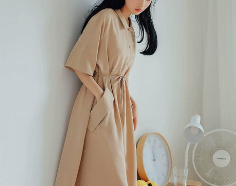 文艺复古法式桔梗温柔风连衣裙，这个裙子上身...