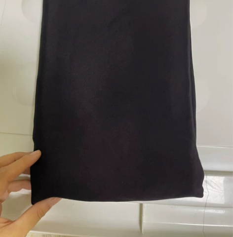 100%桑蚕丝重磅真丝重绉布料面料余料黑色...